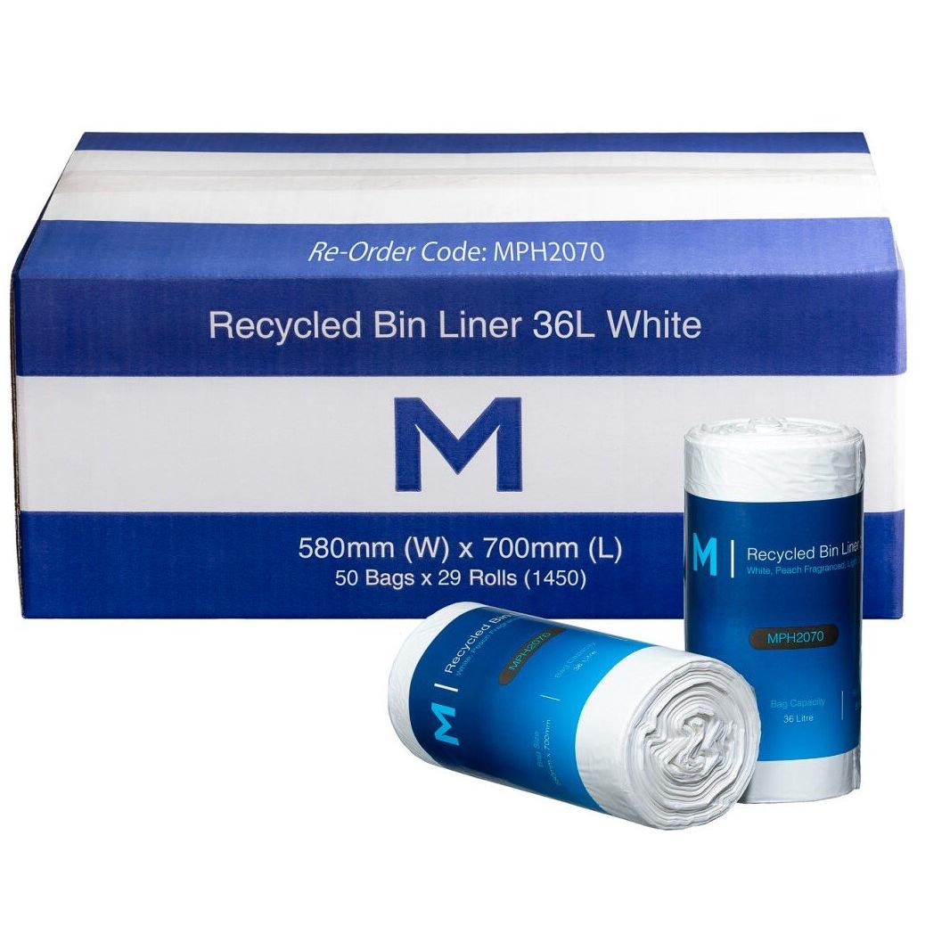 Recycled Bin Liners 36L