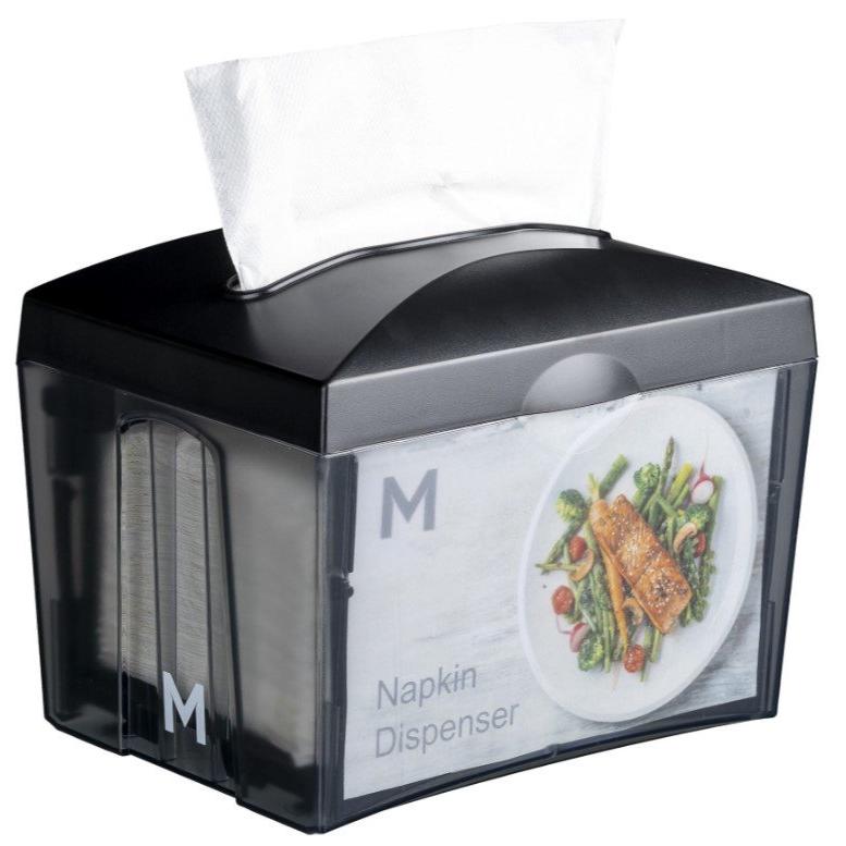 Durable Tabletop Napkin Dispenser for Hygienic Paper Serviette Operation