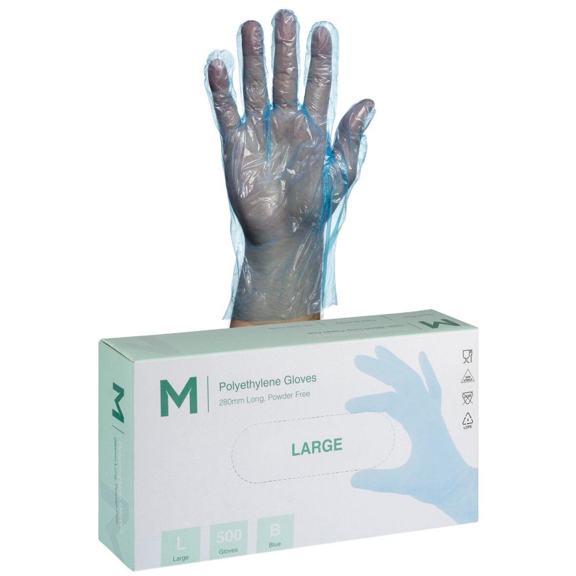 Polyethylene Blue Gloves 1.0g