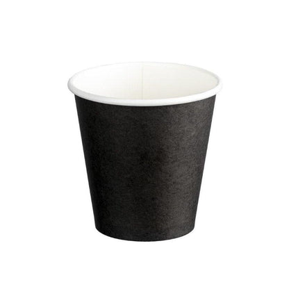 Single Wall PE Paper Cups Black