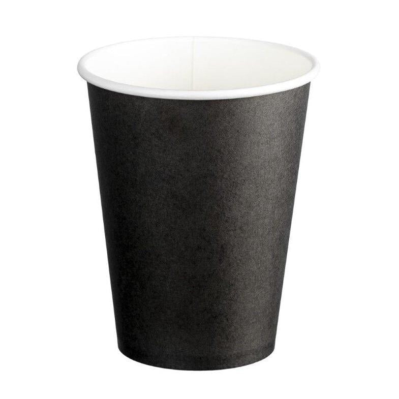 Single Wall PE Paper Cups Black