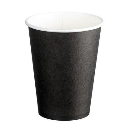Single Wall PE Paper Cups Black