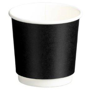 Double Wall PE Paper Cups Black