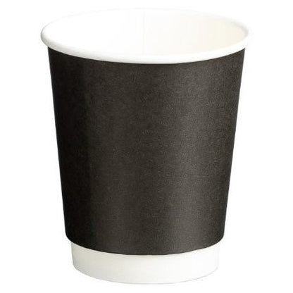 Double Wall PE Paper Cups Black