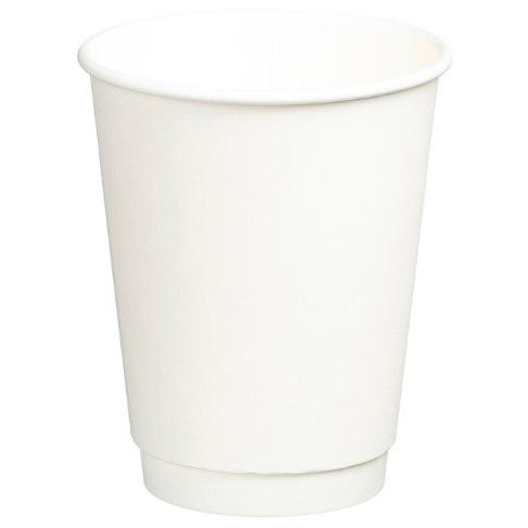 Double Wall PE Paper Cups White