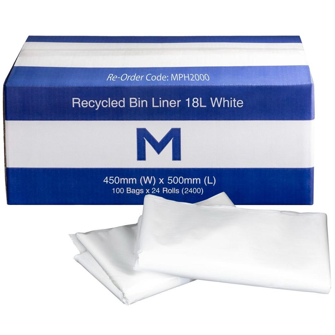 Recycled Bin Liners 18L