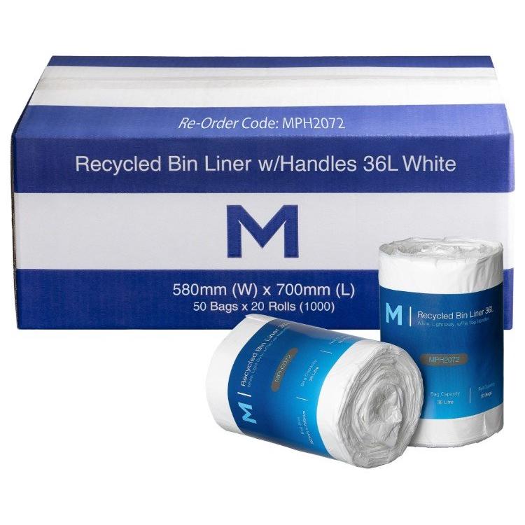 Recycled Bin Liners 36L