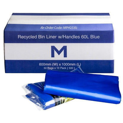 Recycled Bin Liners 60L (Bulk)