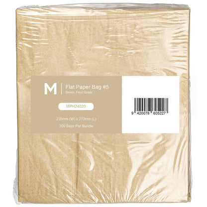 Flat Brown Paper Bags