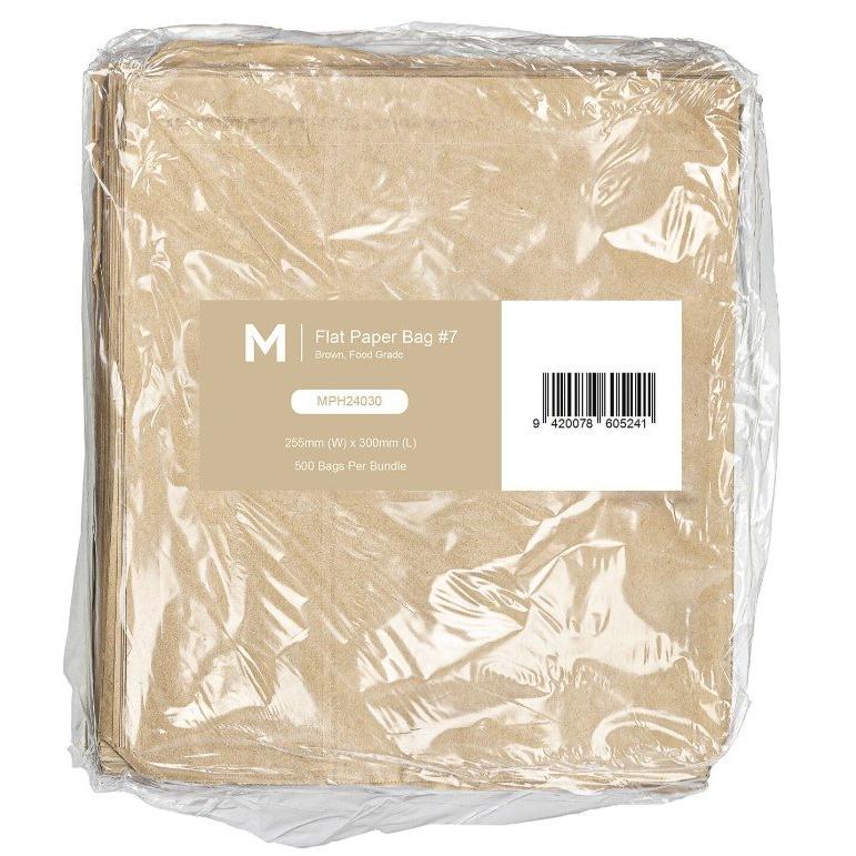 Flat Brown Paper Bags