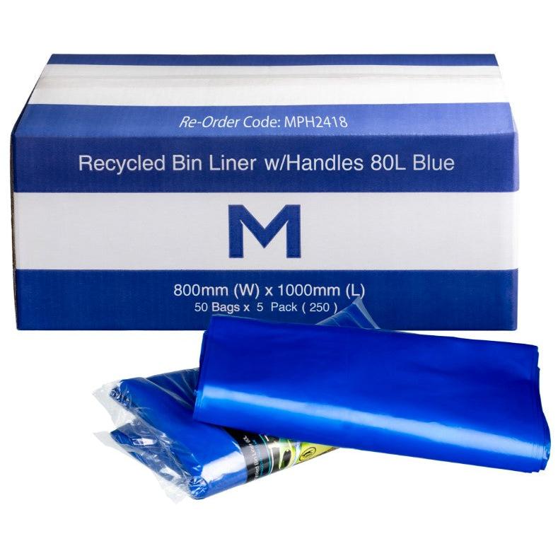 Recycled Bin Liners 80L (Bulk)