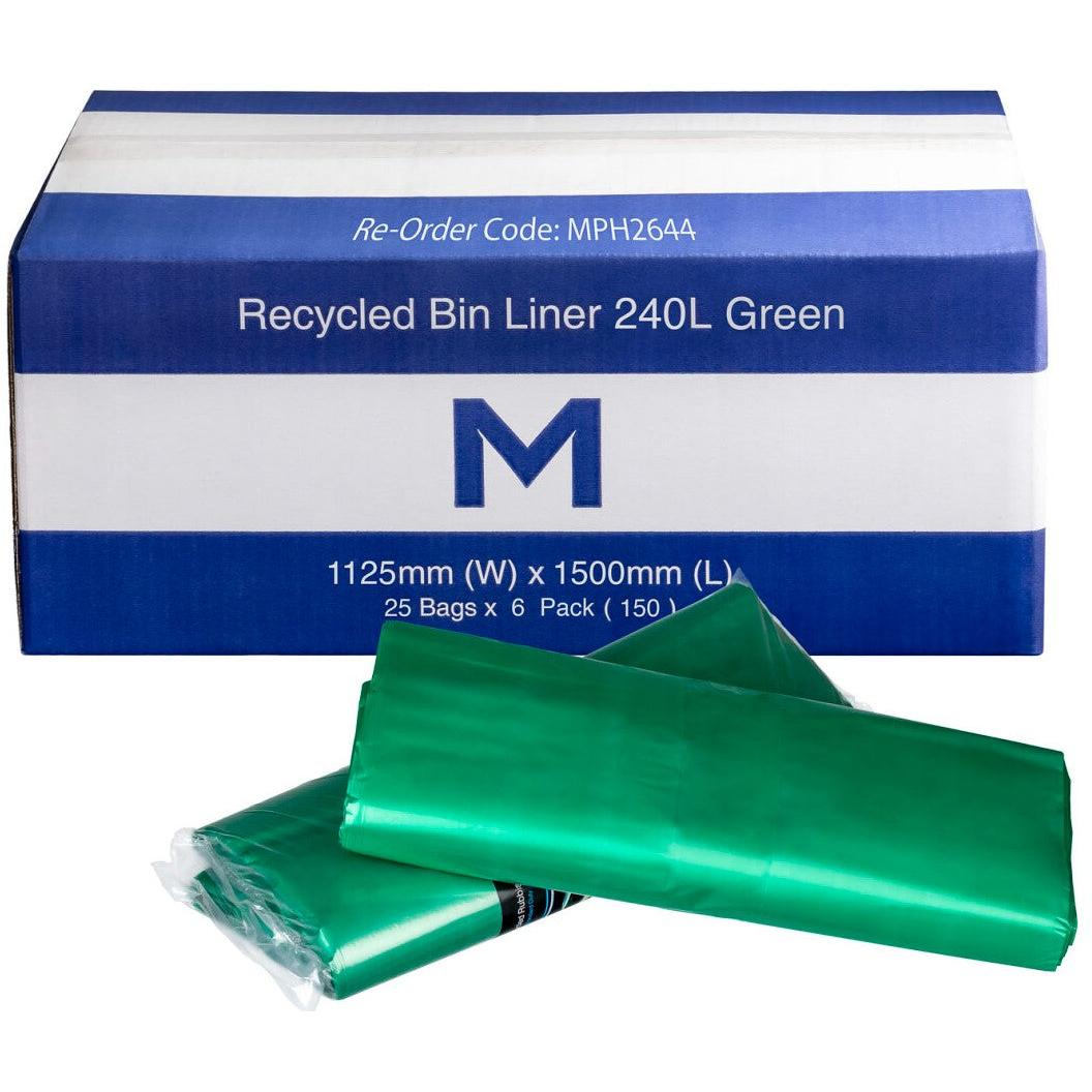 Recycled Bin Liners 240L (Bulk)