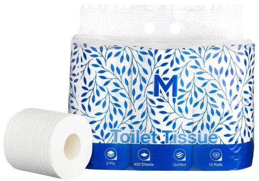 Toilet Roll & Dispenser Bundle