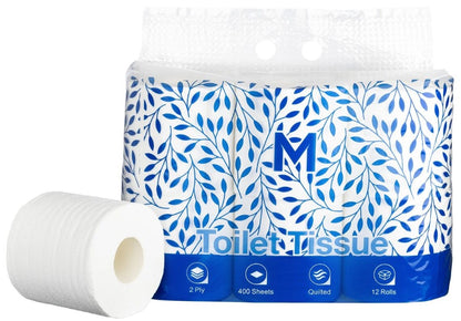 Unwrapped Toilet Tissue (48 Rolls)