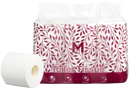 Unwrapped Toilet Tissue (48 Rolls)