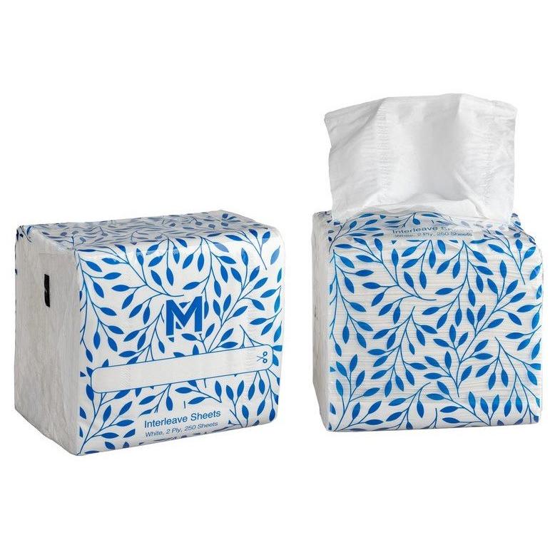 Premium Interleave Toilet Tissue 2-Ply, 250 Sheets, FSC® Mix, White, Bulk Box