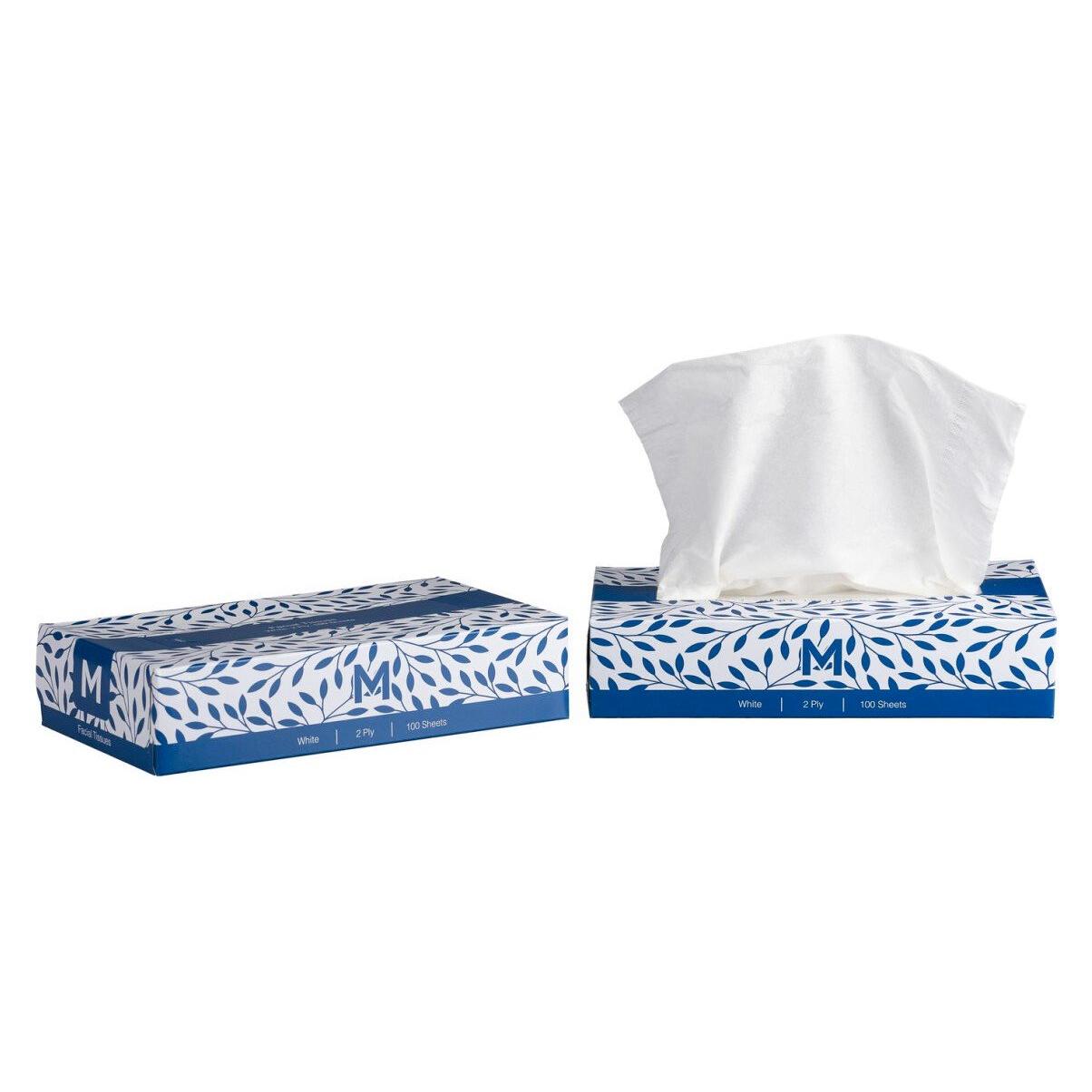 Flat Facial Tissues