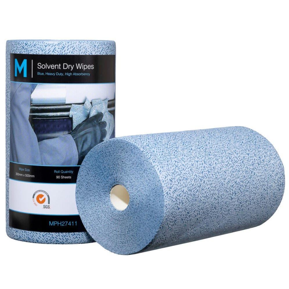 Solvent Dry Wipes 80gsm (4 Rolls x 90 Sheets) – Effortless Essentials