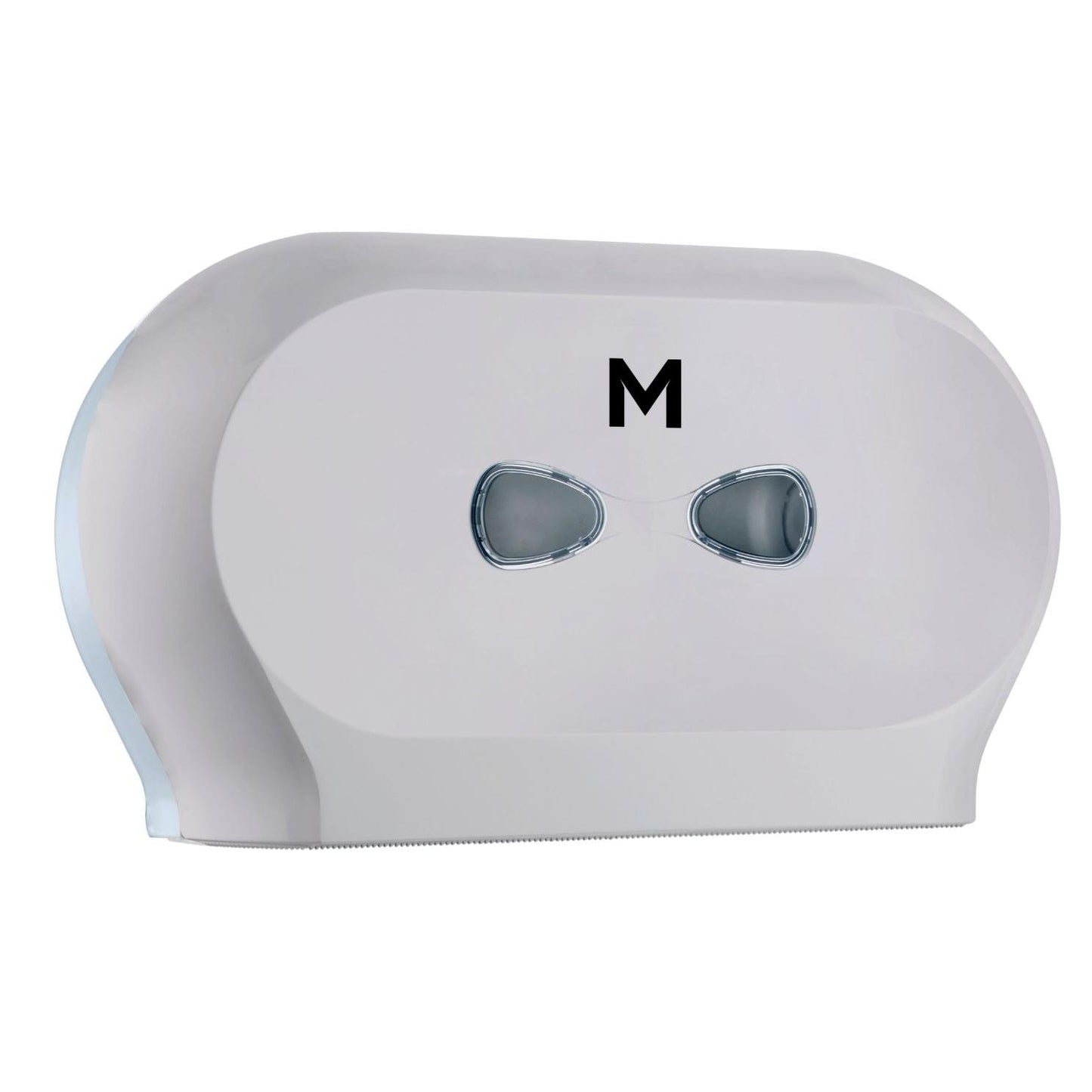 Durable Double Mini Jumbo Toilet Tissue Dispenser - Lockable, Space-Saving, Continuous Supply