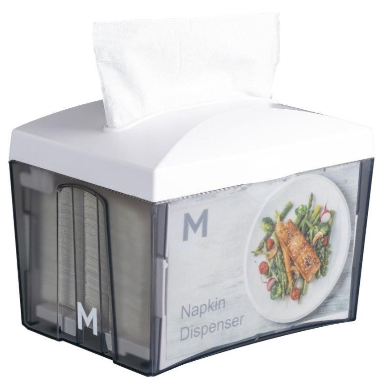 Durable Tabletop Napkin Dispenser for Hygienic Paper Serviette Operation