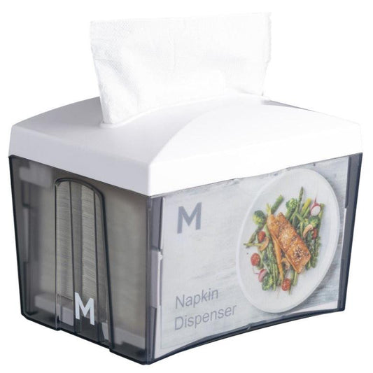 Durable Tabletop Napkin Dispenser for Hygienic Paper Serviette Operation