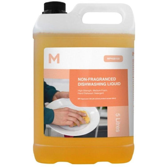 Non Fragranced Dishwashing Liquid - Gold, 5L Refill Bottle