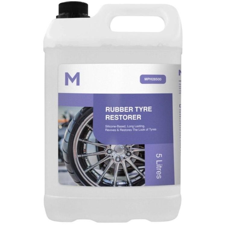 Rubber Tyre Restorer Clear, 5L Refill Bottle