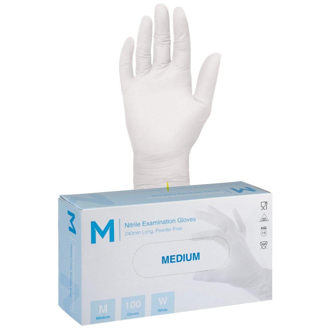 Nitrile White Gloves 5.0g