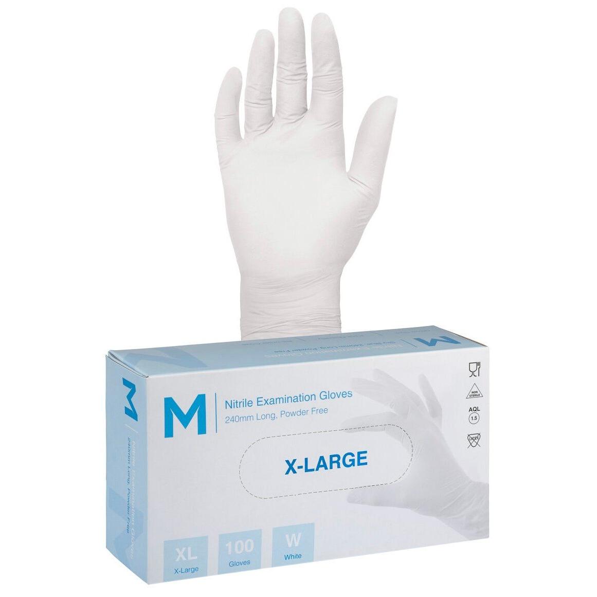 Nitrile White Gloves 5.0g