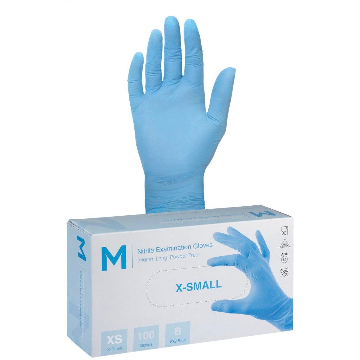 Nitrile Sky Blue Gloves 5.0g