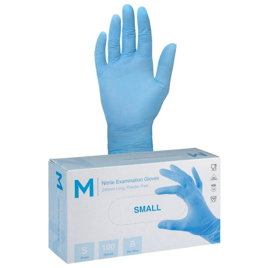 Nitrile Sky Blue Gloves 3.0g