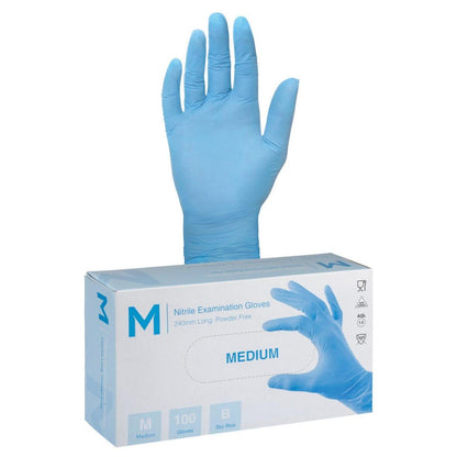 Nitrile Sky Blue Gloves 5.0g
