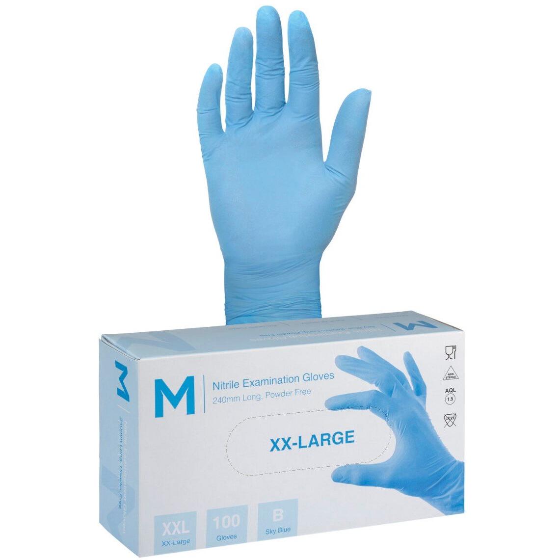 Nitrile Sky Blue Gloves 3.0g