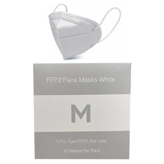 Certified FFP2 Protective Face Masks with 5-Ply Filtration for Airborne Particles