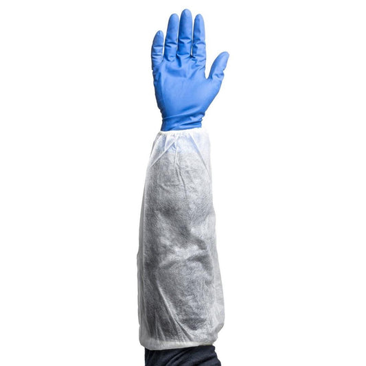 Disposable Polypropylene Sleeve Covers - 400mm Arm Protection, Hygiene & Safety
