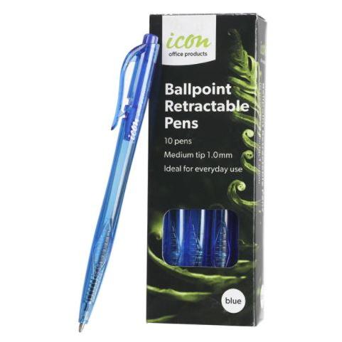 Icon Ball Point Pen - Blue, Medium 1.0mm Tip
