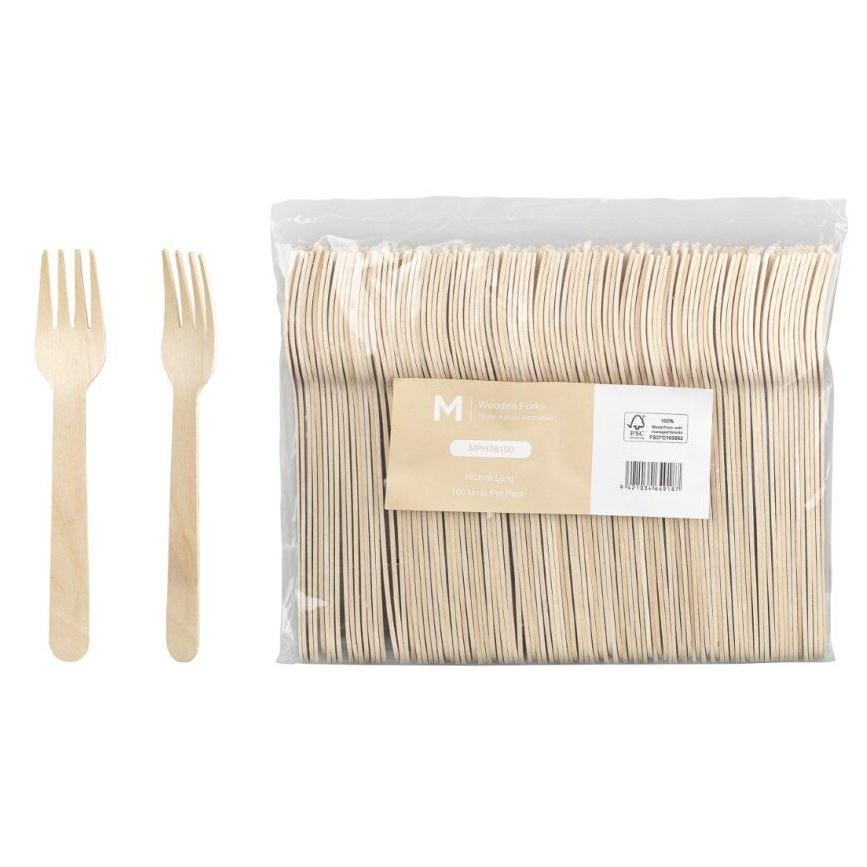 Premium Eco-Friendly Birch Wood Cutlery & Chopsticks Assortment - Bulk Pack