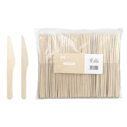 Premium Eco-Friendly Birch Wood Cutlery & Chopsticks Assortment - Bulk Pack