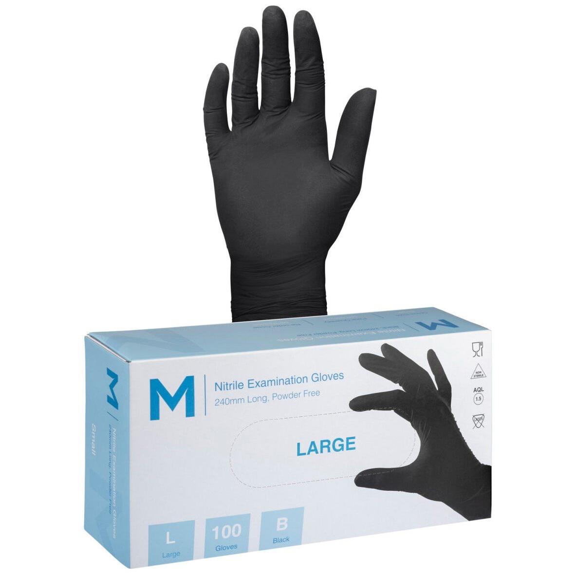 Nitrile Black Gloves 7.0g
