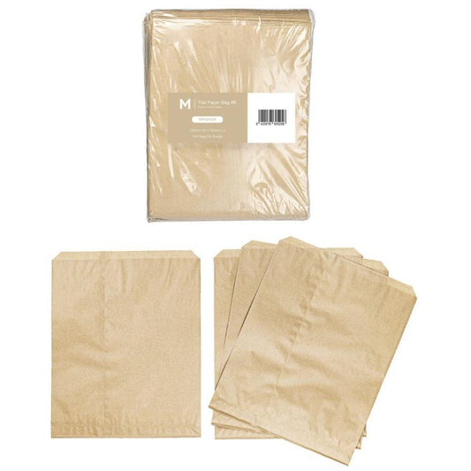 Flat Brown Paper Bags