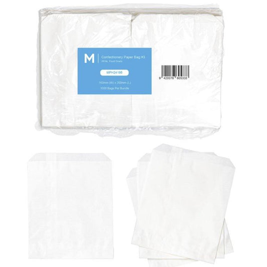 Flat White Confectionery Bags