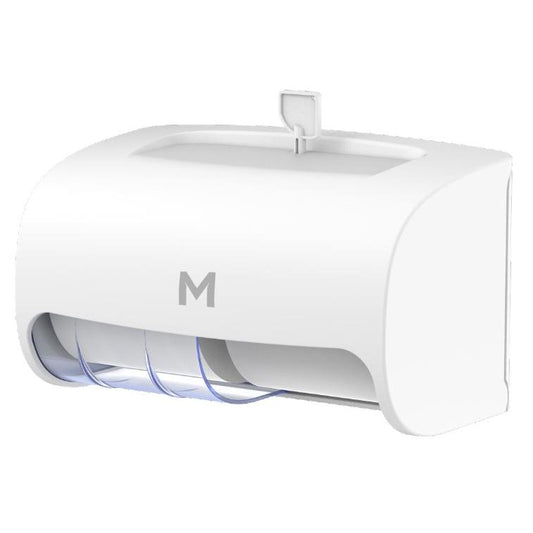 Durable M-Brand Horizontal 2-Roll Toilet Tissue Dispenser for Commercial Use