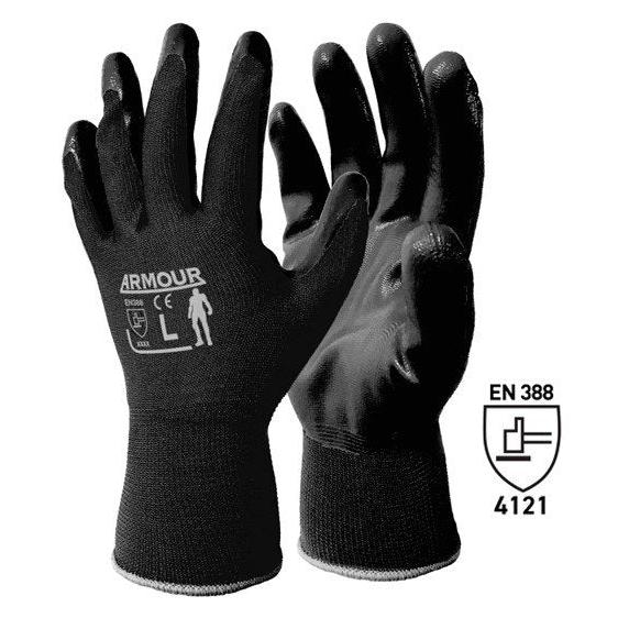Nitrile Smooth Work Gloves