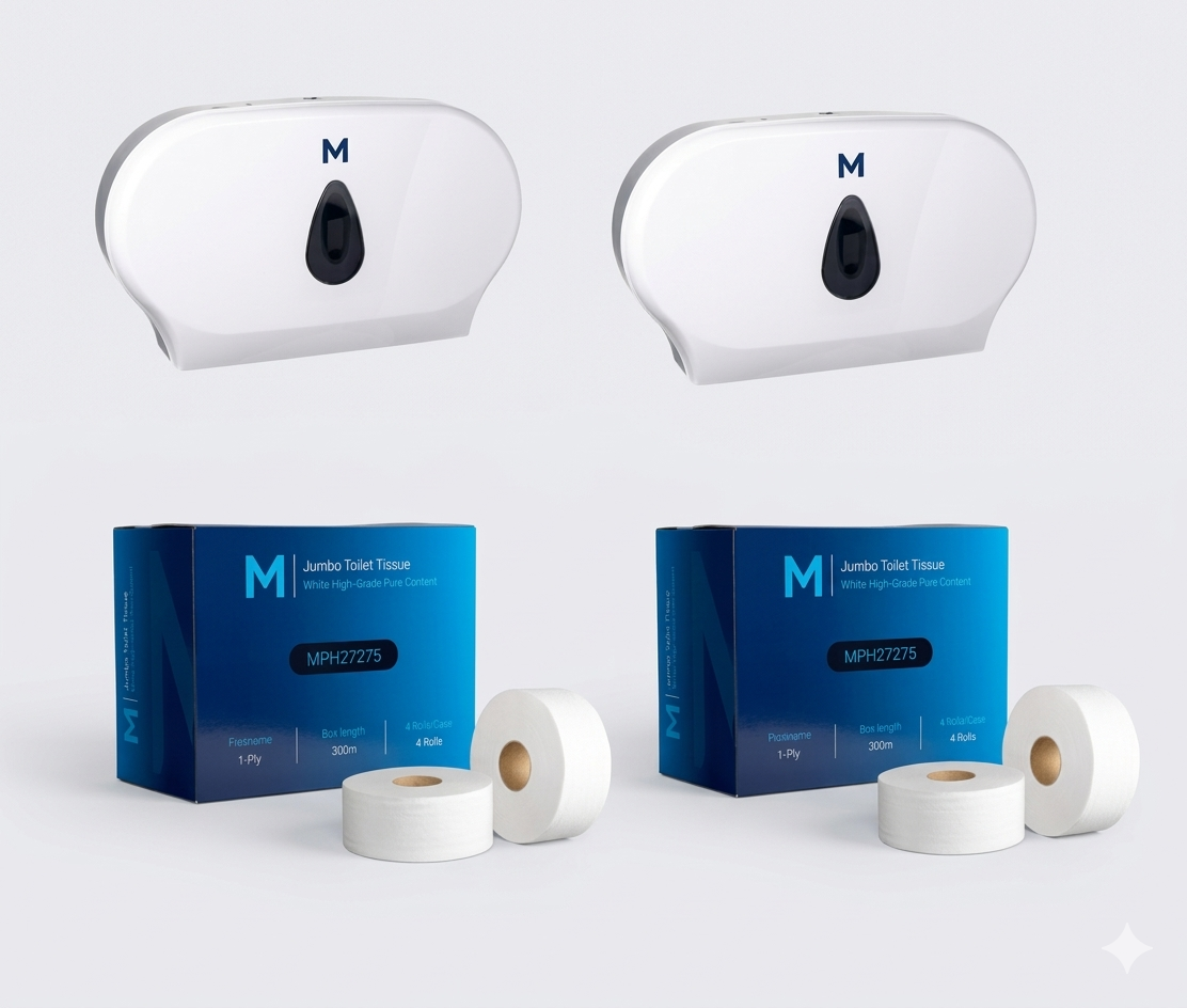 Jumbo Roll & Dispenser Bundle